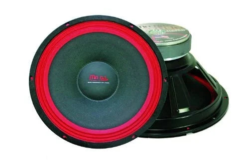 Woofer 18" DJ Speaker DJ Raw PRO 8 Raw PA PA118 Black/Red Magnet, Subwoofer700W PRO 2 Ohm 50oz MR Subwoofer replacement