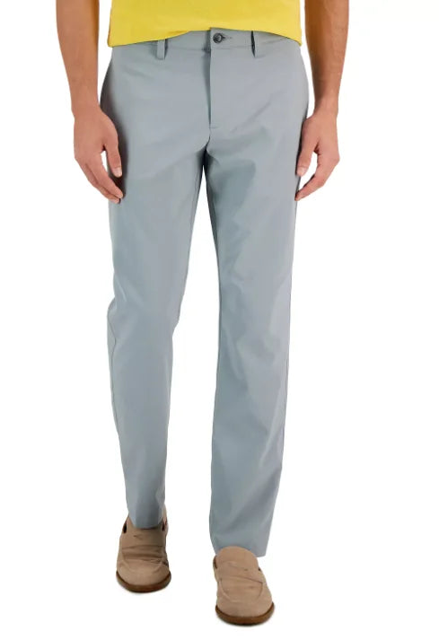 Monument Pants 32 Men's Perry Slim-Fit 38 Grey Ellis in Tech x Solid Portfolio