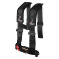 Turbo Safety H-Style Dragonfire Maverick w/Adjustable Side 1000 Racing Black Harness Sternum Passenger for 3" Clip 4-Point Can-Am 2016-2017