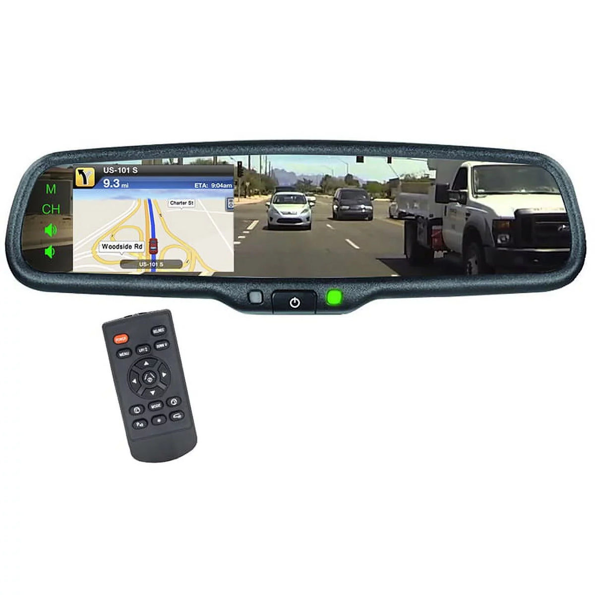 Inputs VTM43M4 Rearview Monitor Video Mirror with 4.3" BOYO 4