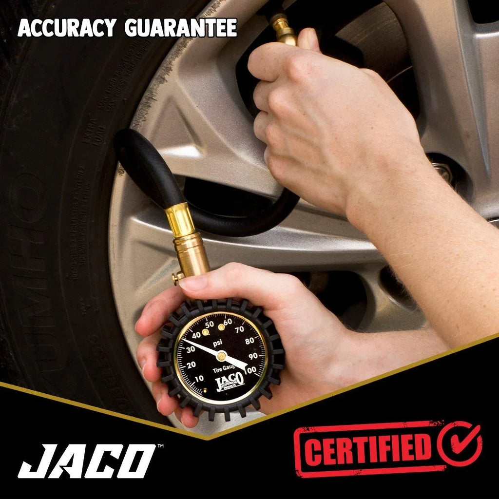 JACO JACO Products PSI Tire Gauge Pressure ElitePro - 100 Superior