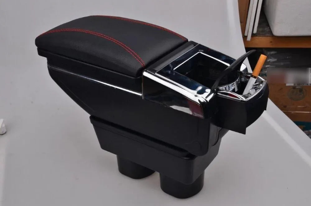 Holder Rotate Armrest US Armrest Arm Storage For Versa Can Cup Box Nissan Box Console Nissan Center Storage Rest 07-11