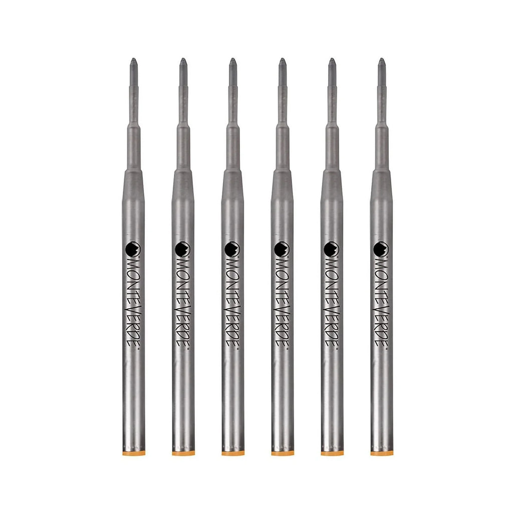 Montblanc Ballpoint Ballpoint Refill Orange Monteverde 6/Pack Pens M133OR For Medium