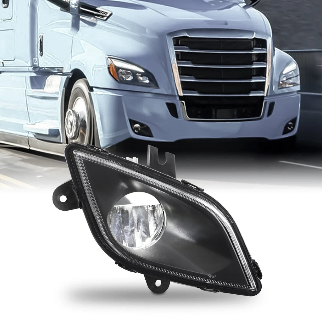 OE Lamp Freightliner - AKKON 2019 8 Fit Fog 2022 Truck Side Cascadia 2021 LED Passenger 126 Light Class Black 2018 2023 Style 2020