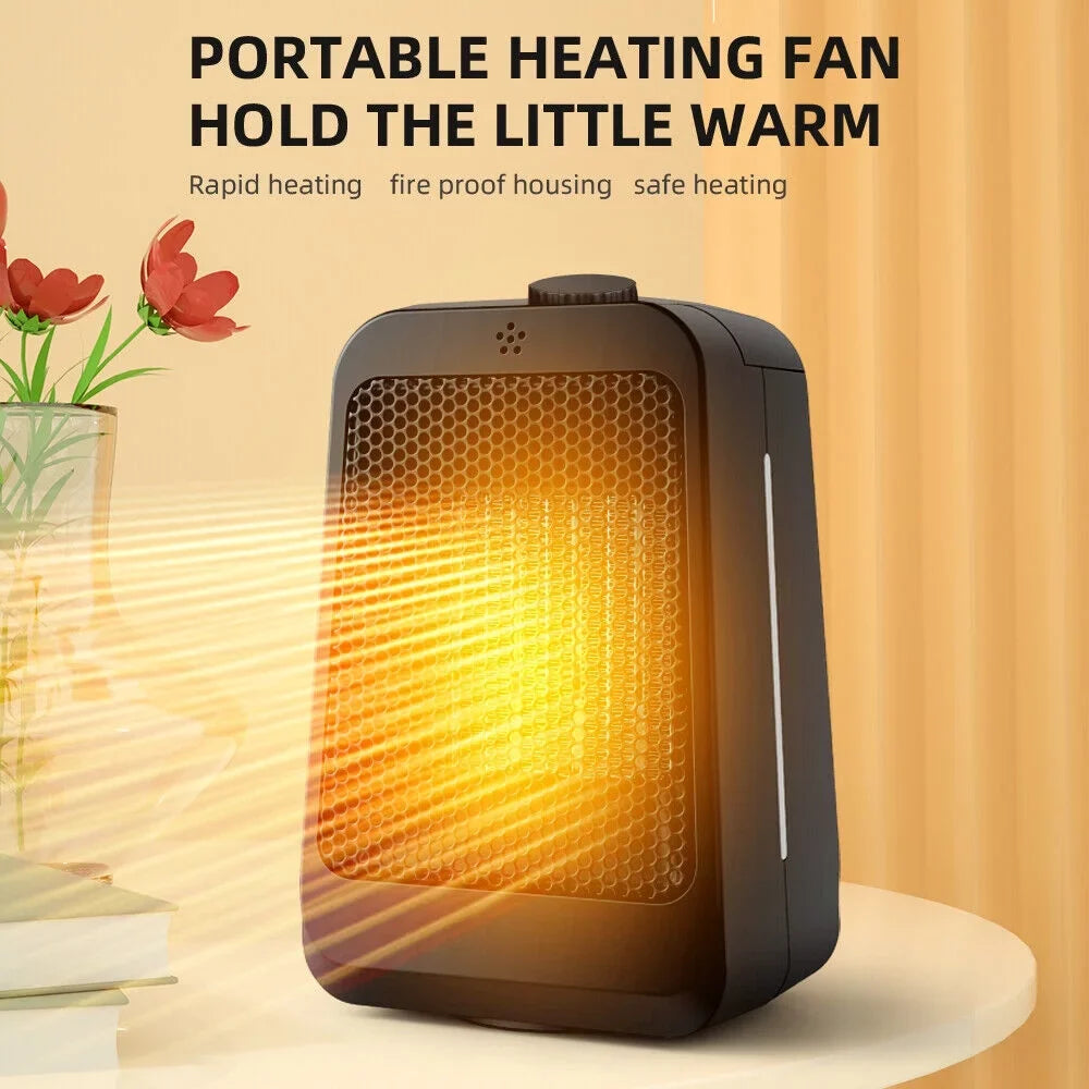 3 Heater Portable - Warm Keep Black Modes - Adjustable Heater Anywhere Office JahyShow Space Home - Thermostat, and