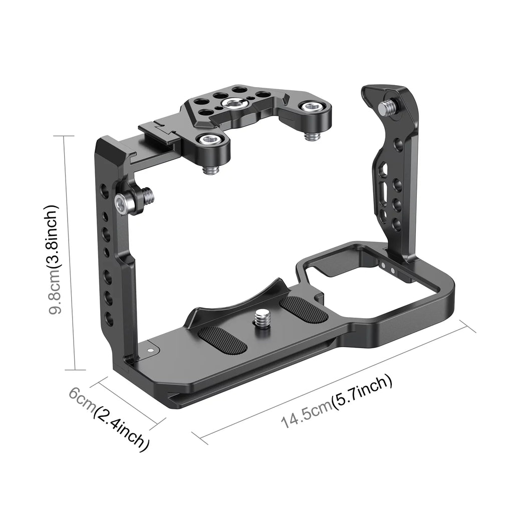 PULUZ with For FX3 ILME-FX30 Camera / Cage NOTA Stabilizer Metal Sony Slider(Black) Rig
