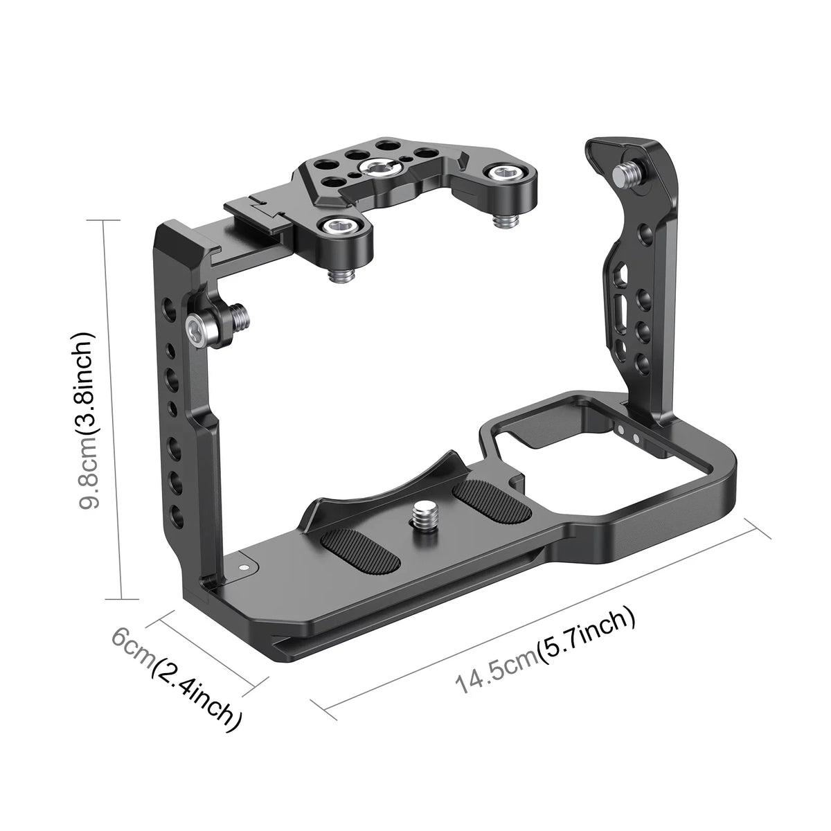 PULUZ with For FX3 ILME-FX30 Camera / Cage NOTA Stabilizer Metal Sony Slider(Black) Rig