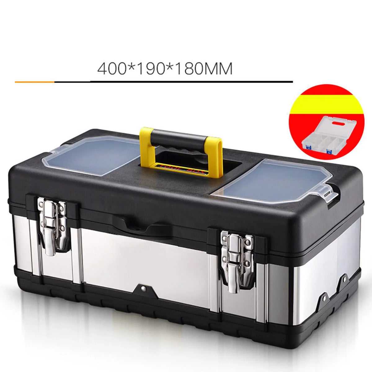 Car Repair Storage Case Tools for Trunks Case Lockable Toolbox 17inch Carry Plumber