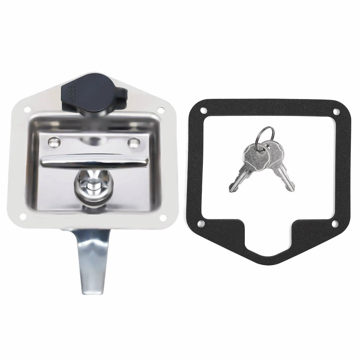 of Stainless Set Steel Keys Latch T-handle 6 Door Lock 12 Box RV w/ Tool Folding