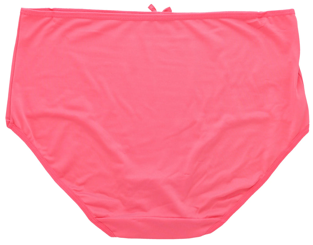 Panties Florals) Rise Hot Burke (X-Large, (5Pr) Women's Classic Plus Sexy Black Delta Pink Size Intimates Brief High