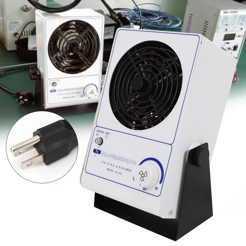 Static 110V Discharge Blower 60Hz ESD Fan Anqidi Ionizing Eliminator Anti-Static Air Machine Ionizer