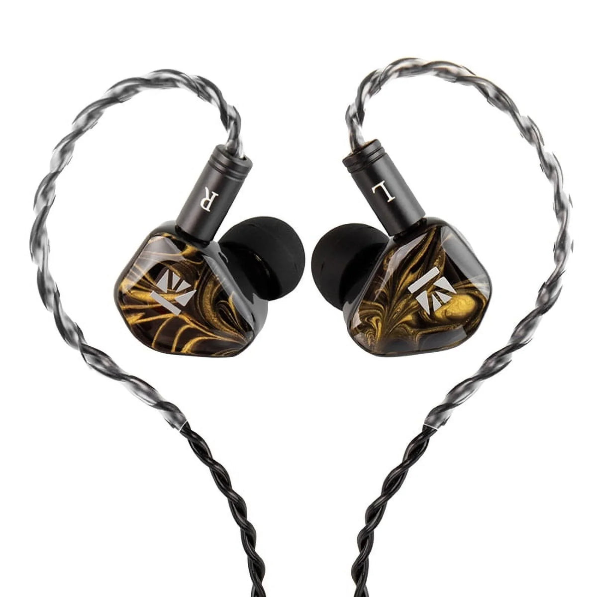 Drvier IEM Headset HIFI Headphones KB01 Wired Music Beryllium Ear Dynamic Sport 10MM Earbuds Diaphragm Monitor Earphone KBEAR In