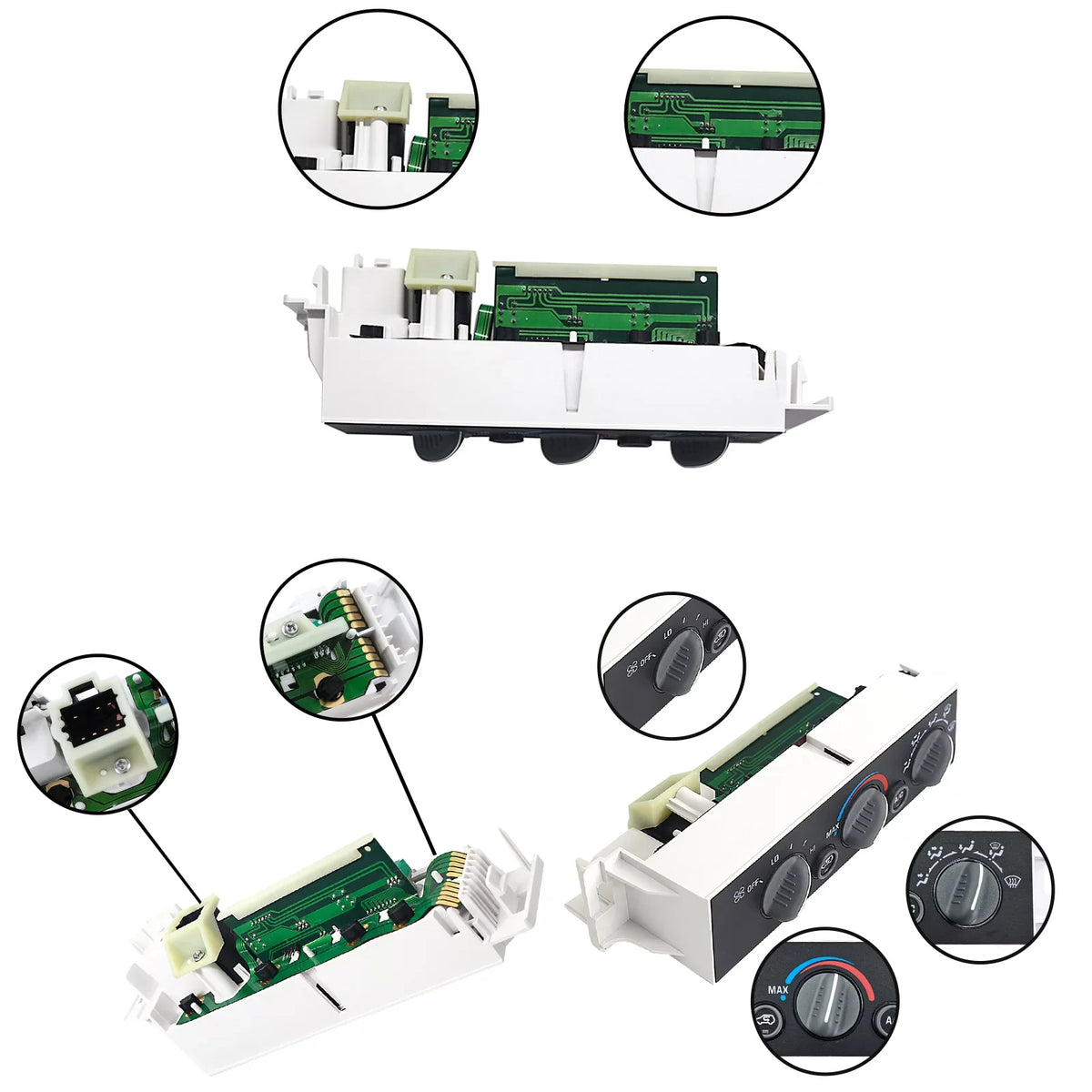 Escalade, GMC Control C1500, HVAC Heater C3500, 16231175, C2500, Panel Chevy, Control Suburban, Module 16238895 Tahoe Cadillac, K2500 Climate Compatible - K1500, C3500HD, with