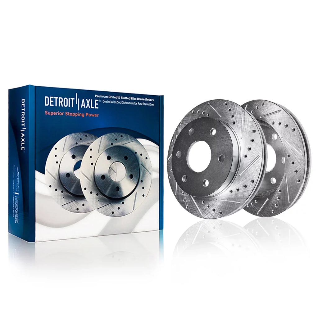 Kit Detroit 2012-2020 13.78'' Slotted 2019 2016 - Brake and 2017 F-150 Rotors Front Pads 2013 Ford 13.70'' Brake Axle 2015 Replacement: Brakes 2018 Drilled Rotors Rear 2014 Ceramic for
