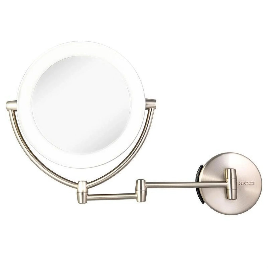 3 3 Touch, 13.5 Tones, AC Mirror Rucci M1000 & & in. with Magnifying 10x Lighted Vanity Adapter Battery 1x Makeup