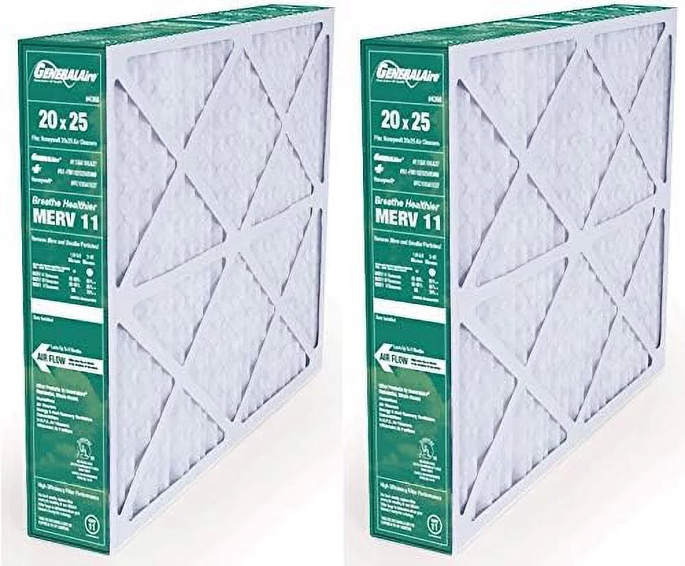 #4368-Replaces 25" Generalaire 4.5" X Merv 11 Air Filters FC100A1037-20"X