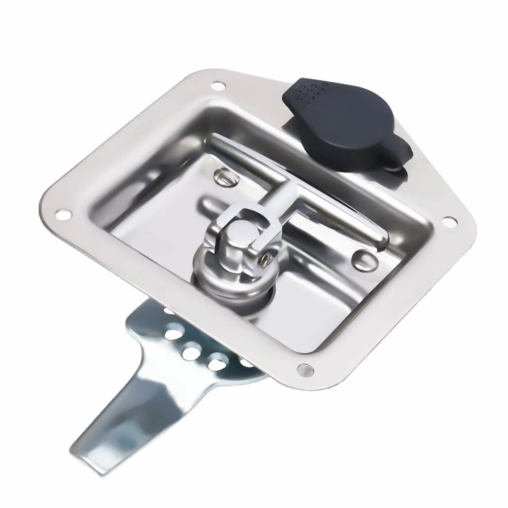 of Stainless Set Steel Keys Latch T-handle 6 Door Lock 12 Box RV w/ Tool Folding