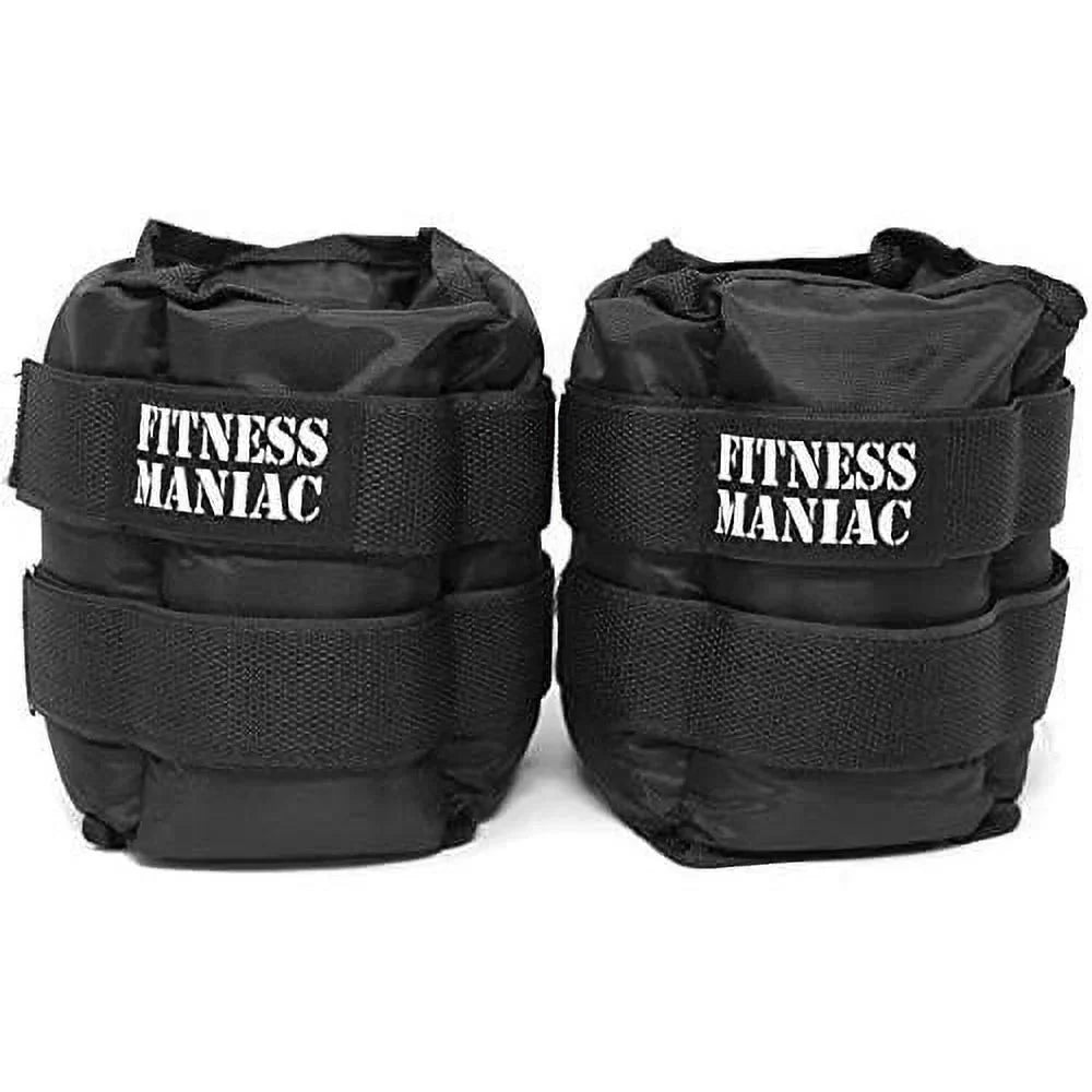 weights workout, 16 per leg glute pounds durable exercises straps for weight, ankle) (8 women and premium lbs ab, 1 double men for pair set gym, walking, ankle heavy pro