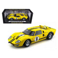 2 Ford Car MK Yellow 1-18 Model Yellow No.8 1-18 Car 1966 Diecast Diecast - - GT-40 Collectibles Shelby Model
