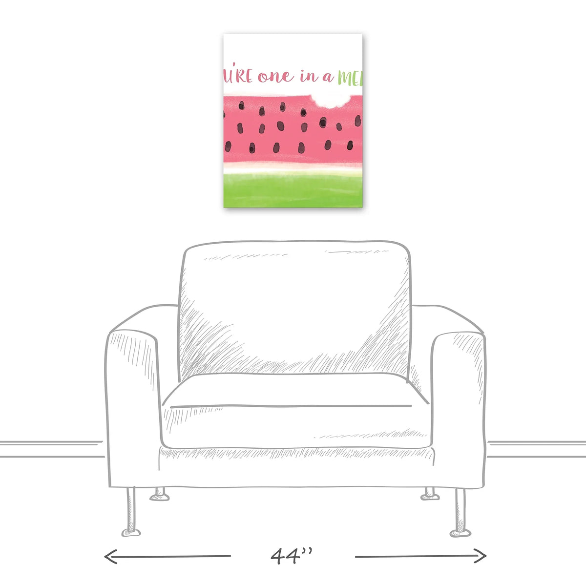 Products 16x20 One Creative Art A Wall Canvas Melon in