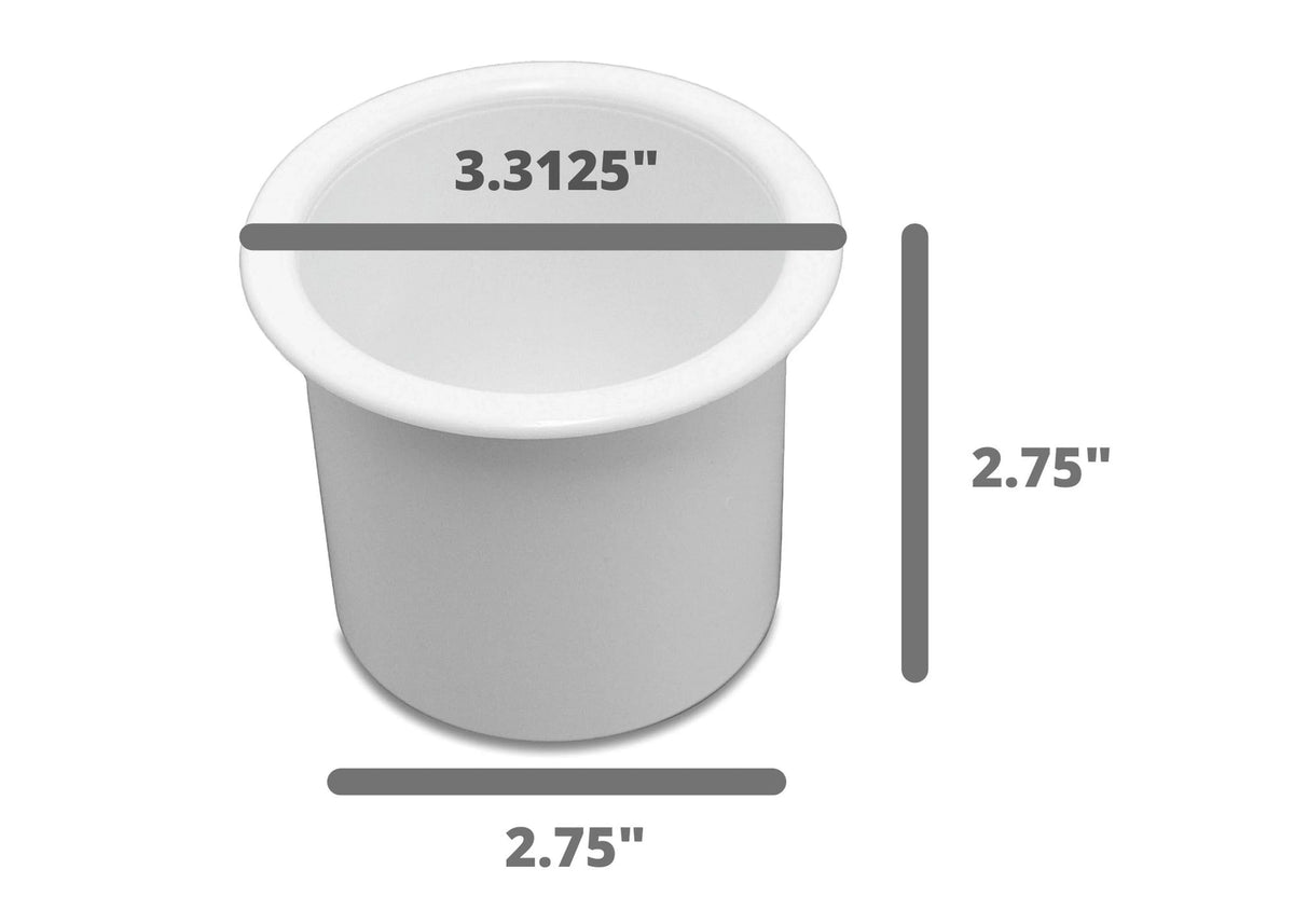Universal Car Pontoon Bulk Boat Recessed for Hound White RV Insert 50 Truck Marine Motorhome Pocket Table Holder Cup Camper Game Auto Plastic Red Sofa