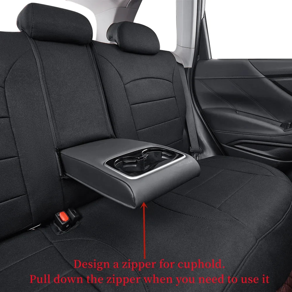 2019 - Seat Custom 2021 for (Black,Full Car Covers Polyester Fit KONA Set) KONA 2020 2023 Hyundai 2018 2022 Coverdream
