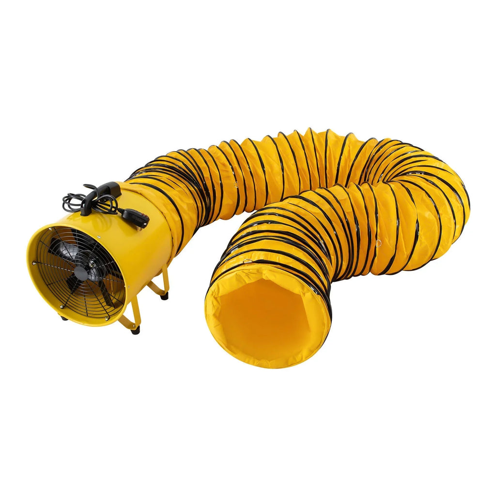 Blower Portable Noise Exhaust High-Velocity 2160 Extractor 32.8ft Hose, and Job for Low & Home Duct 1100W Utility Fume 3178 CFM with Fan 16-Inches Ventilator, Site