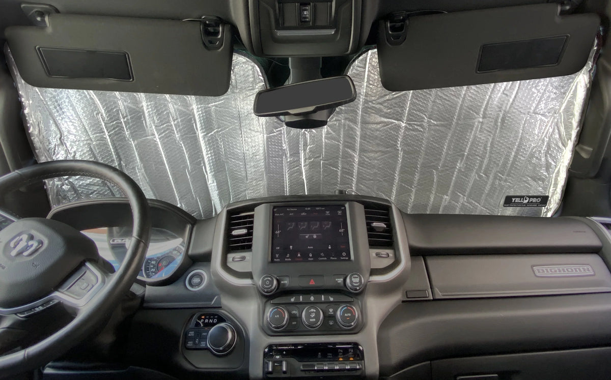 Regular RAM 2019-2023 Truck Cab Cab, 1500 Mega 4Dr Cab Dodge 2Dr Cab Crew for Quad Pickup Sunshade Front Windshield