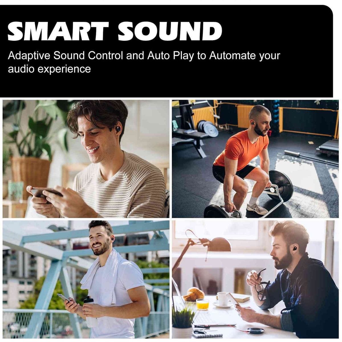 Plus Wireless 5.2 Dual with Boost Case, Doogee True IPX5 Bluetooth S88 Earbuds UrbanX Black, Compatible Charging Water Bluetooth Bass Connection, + Resistance, Balanced, Connect,