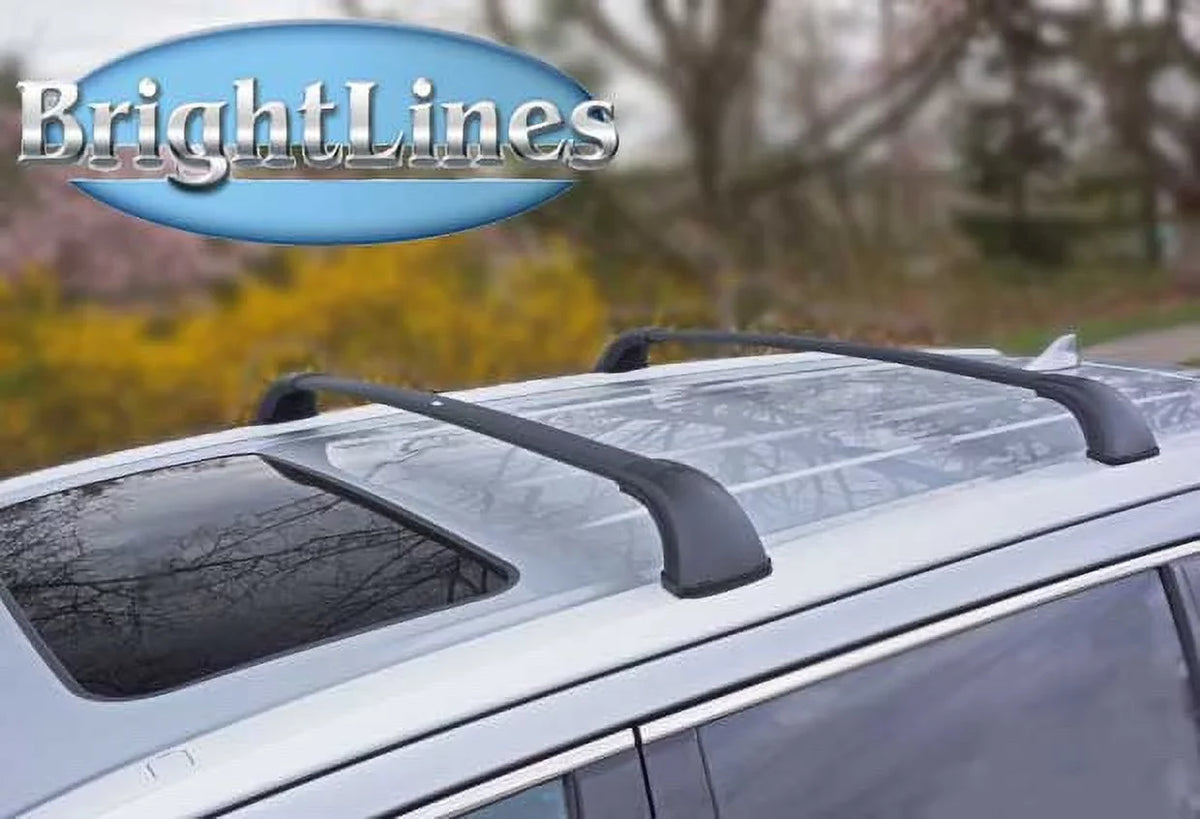 a Toyota of Rack Set Crossbars Black Replacement 2pcs, Limited Aluminum SE 2014-2019, Roof XLE Limited Top Platinum Rack Highlander For Cargo BRIGHTLINES