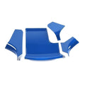 Center Teledu Panel Blue Gear Trim ABS Shift Storage Console