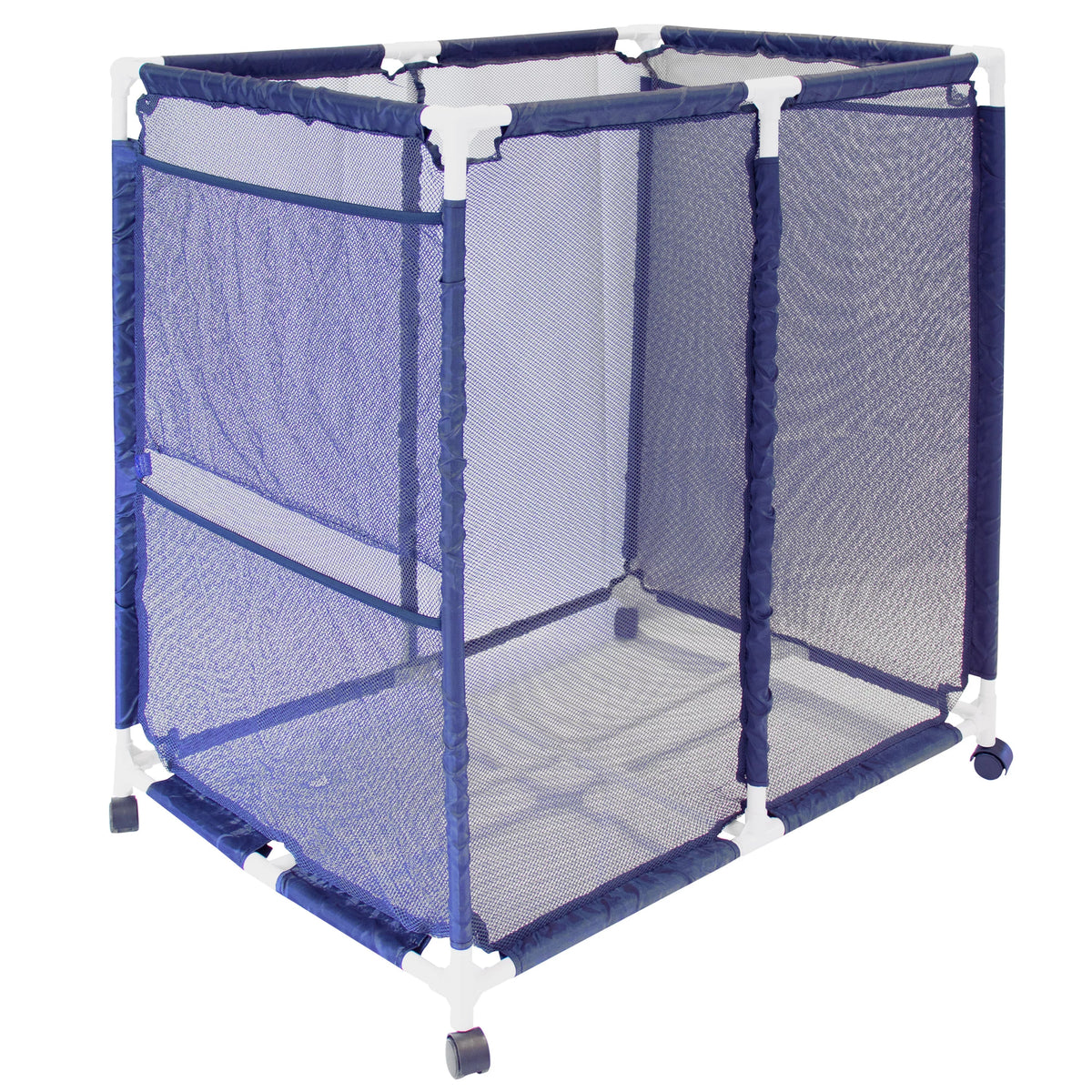 Floats, Blue x L Storage White Essentially Bin, Rolling Pool / Style Toys Yours 25.4" Large, x 37.5" 455102 W Organizer Equipment (35" Balls, H), and Mesh
