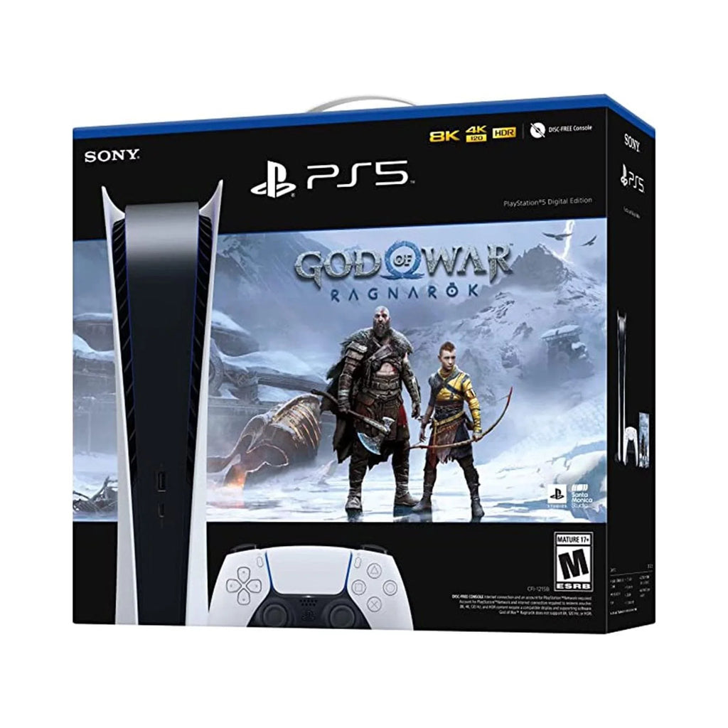 War 5 TEC -PlayStation Edition) Video - Sony Bundle Console Ragnarök (Digital (GOW) Game with of PlayStation_PS5 God