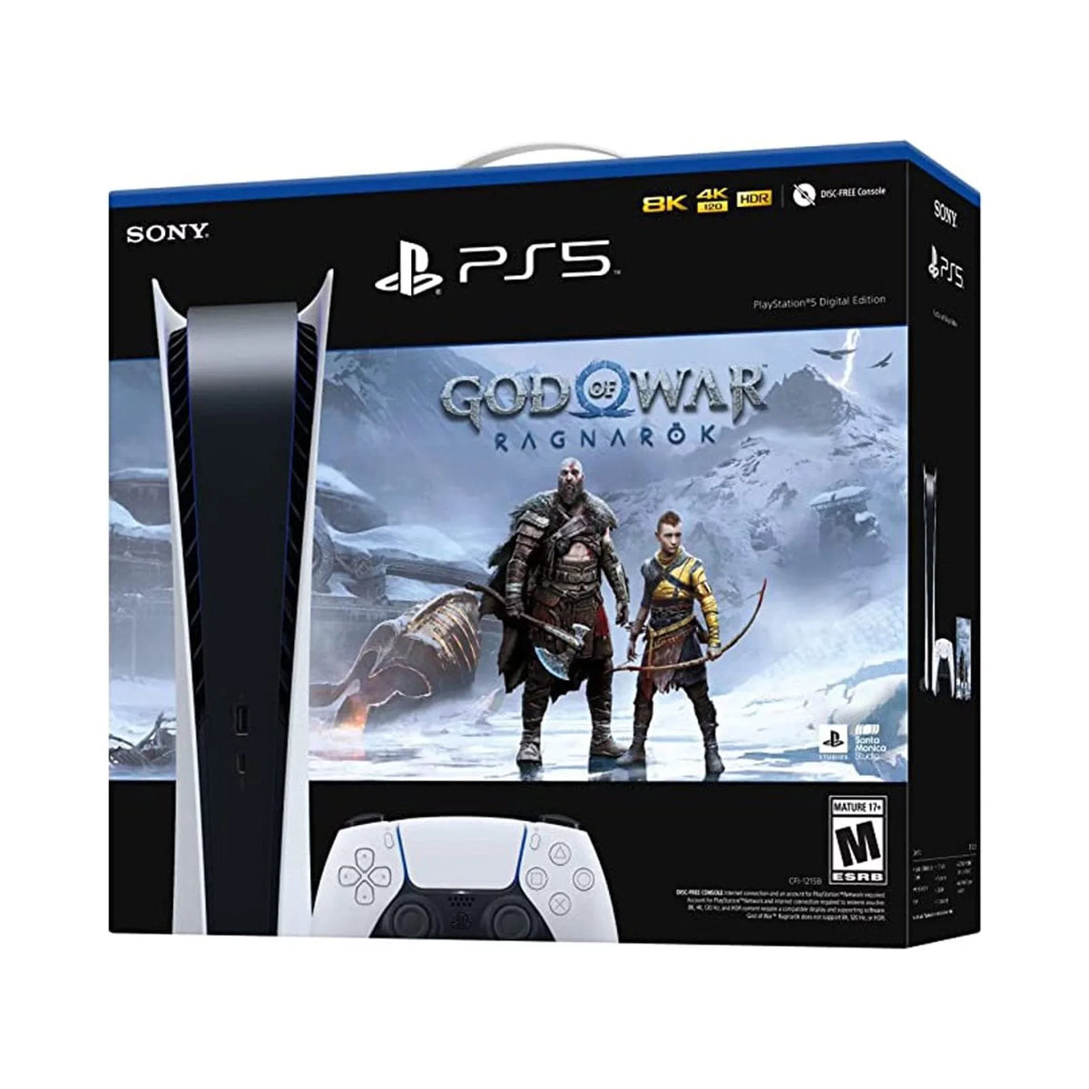 War 5 TEC -PlayStation Edition) Video - Sony Bundle Console Ragnarök (Digital (GOW) Game with of PlayStation_PS5 God
