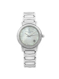 Steel Quartz Charriol New Diamond Parsii P33S2.920.001 33mm MOP Watch White Dial