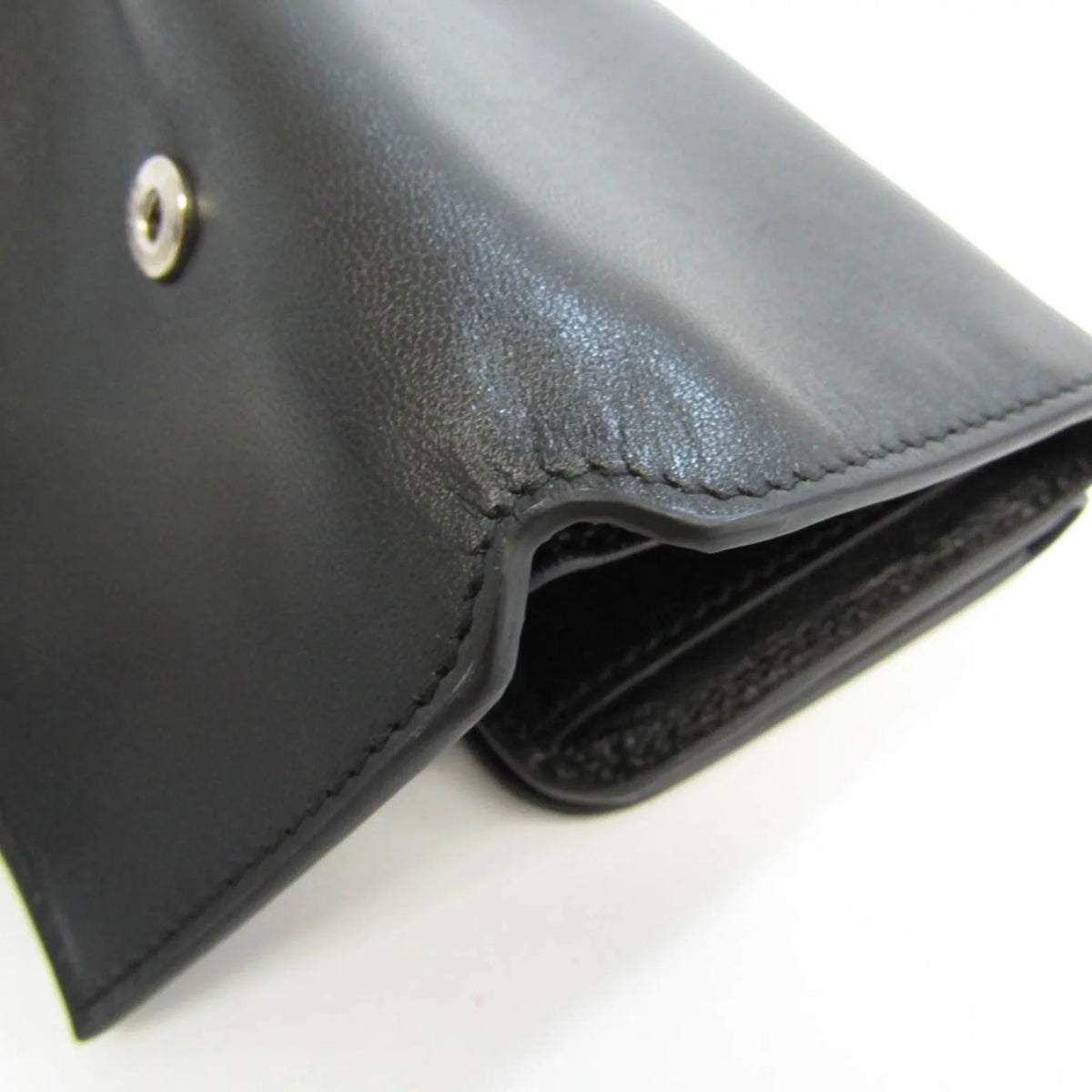 Cache Wallet Pre-Owned Balenciaga (tri-fold) Men,Women Leather Black 593813 (Good) Mini