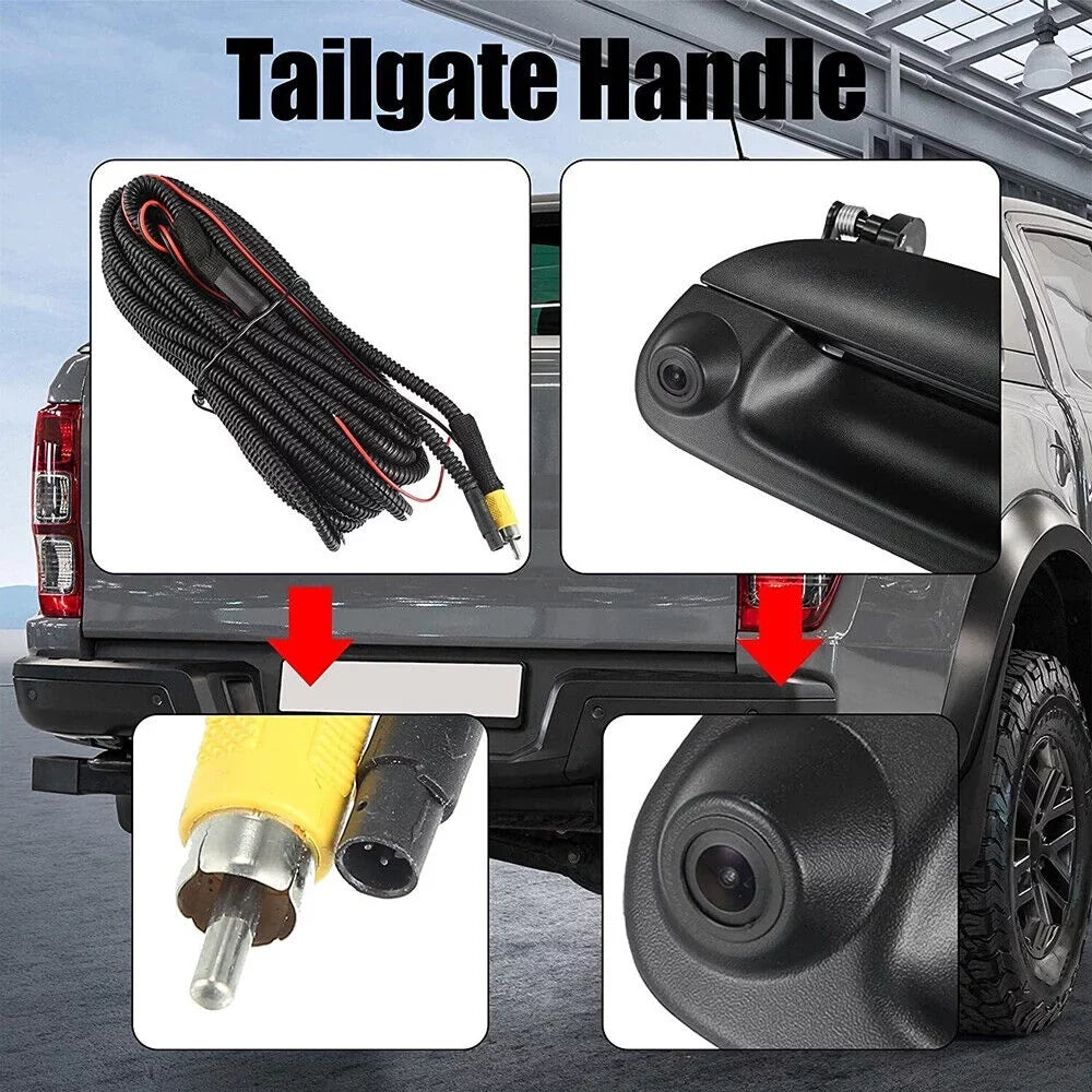 F250 Reversing ft JLLOM Option, Kit NTSC/PAL for 28 with Rear-View 97-07, Camera Long Extension Harness F150 Clear Ford Image