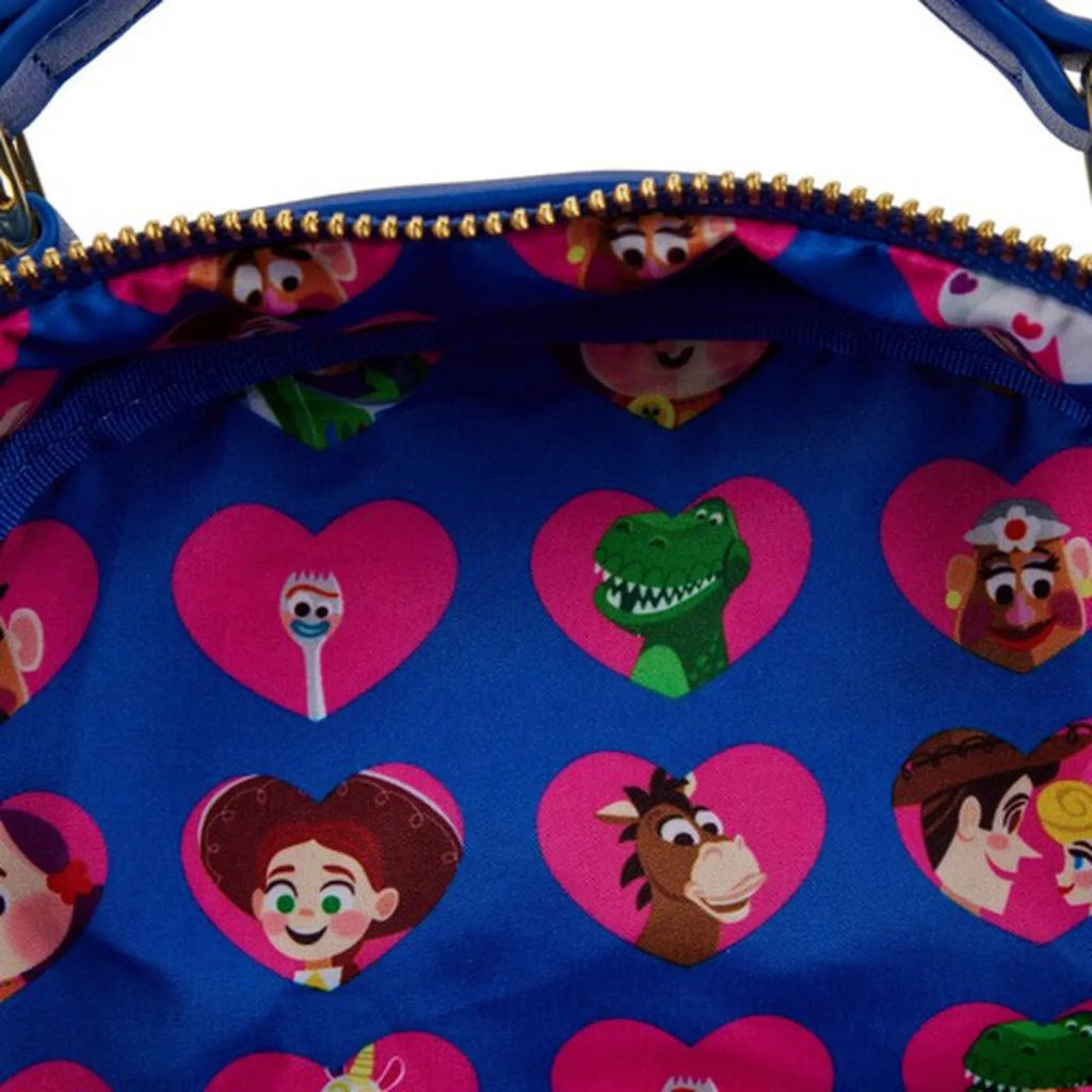 Bo Womens Double Disney Toy Woody Moment Strap Peep Bag Loungefly Shoulder Pixar Purse Story