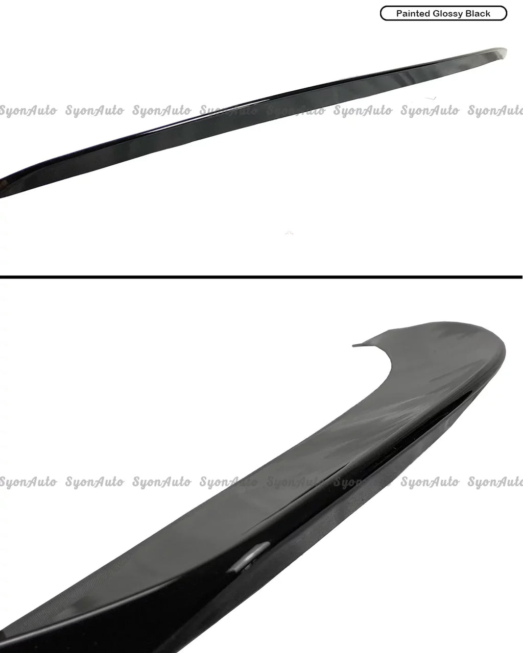CIVIC TRUNK V2 2017-2021 HONDA SPOILER HATCHBACK LID BLACK DUCKBILL FITS JDM GLOSSY