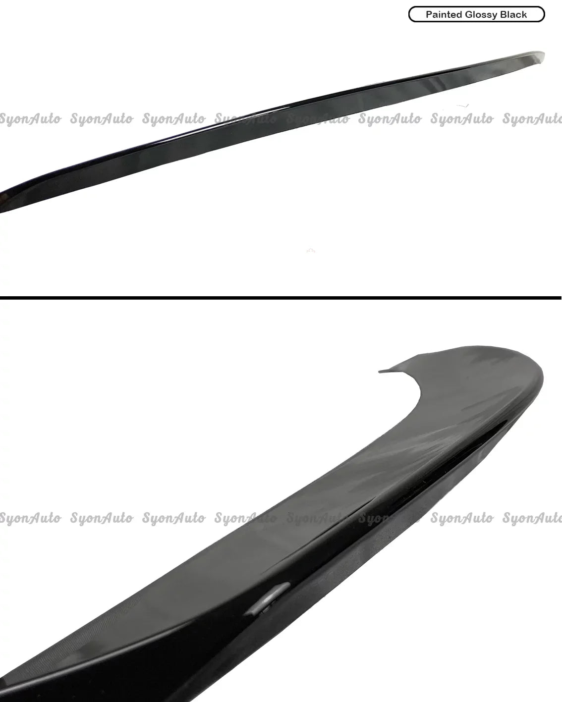CIVIC TRUNK V2 2017-2021 HONDA SPOILER HATCHBACK LID BLACK DUCKBILL FITS JDM GLOSSY
