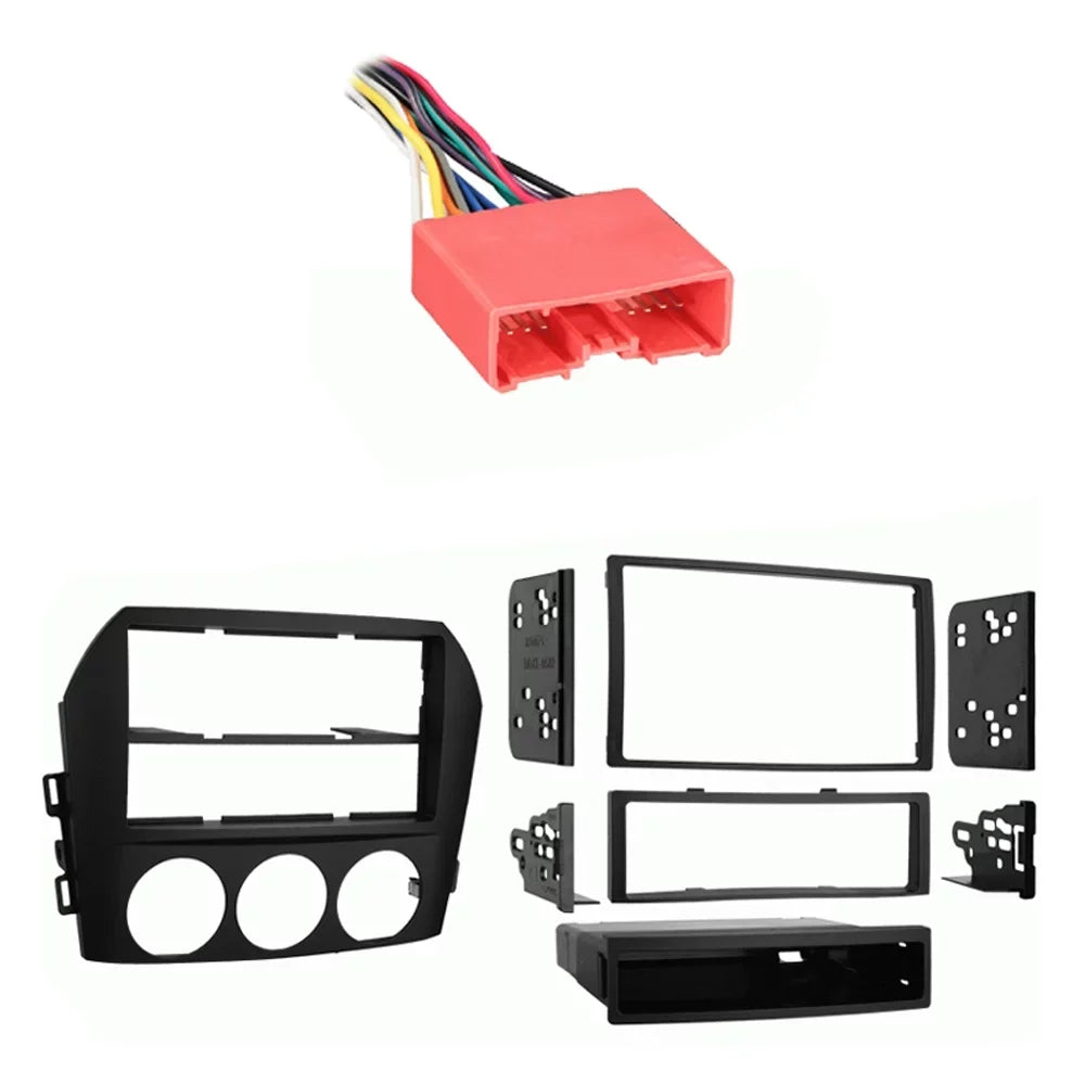 MX-5 Miata Radio Harness Fits Mazda DIN Install Stereo Dash Kit 06-08 Multi
