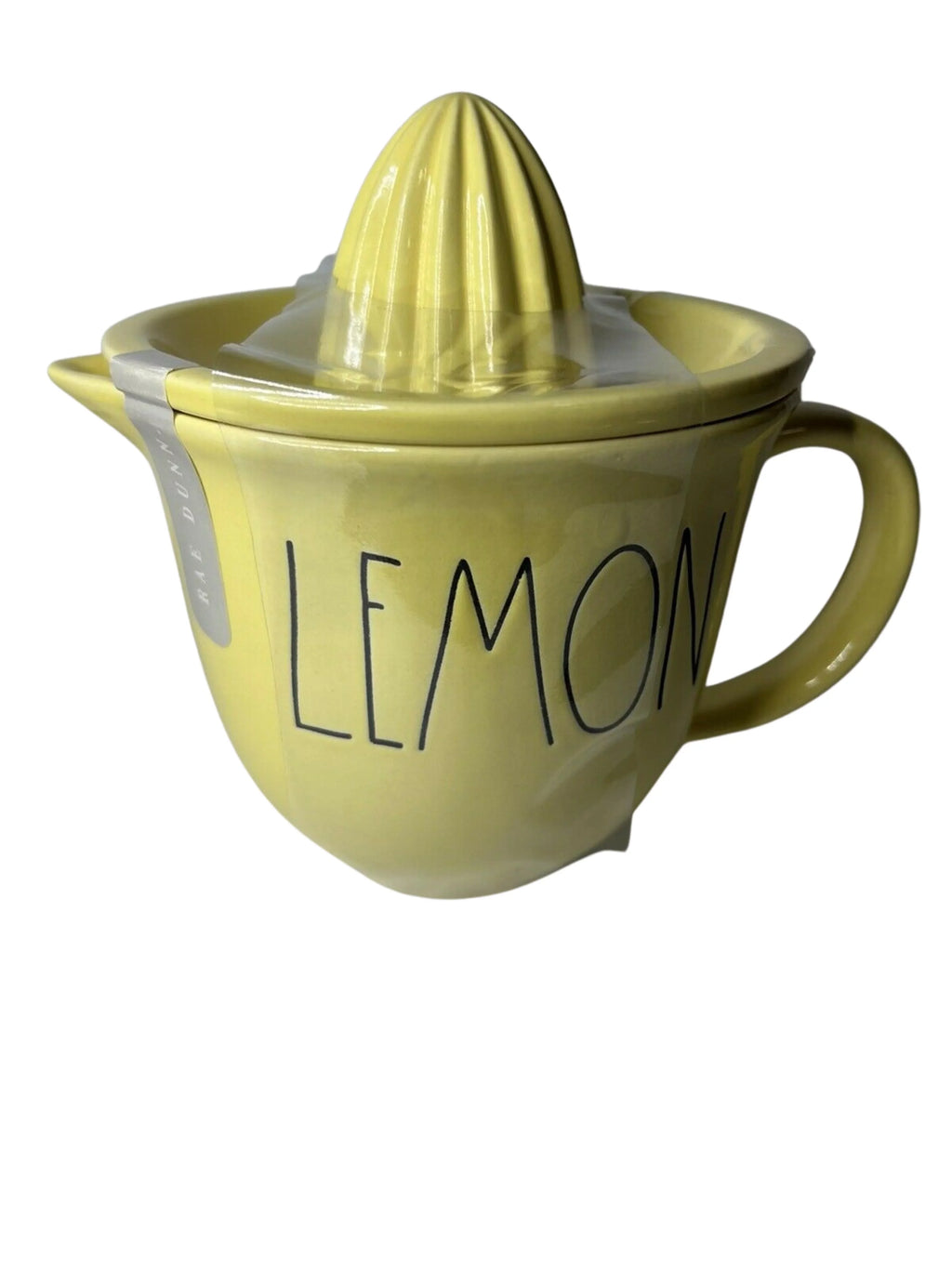 with Letters Black Kitchen 2 Yellow LL Set Ceramic Dunn Rae Juicer Piece LEMON