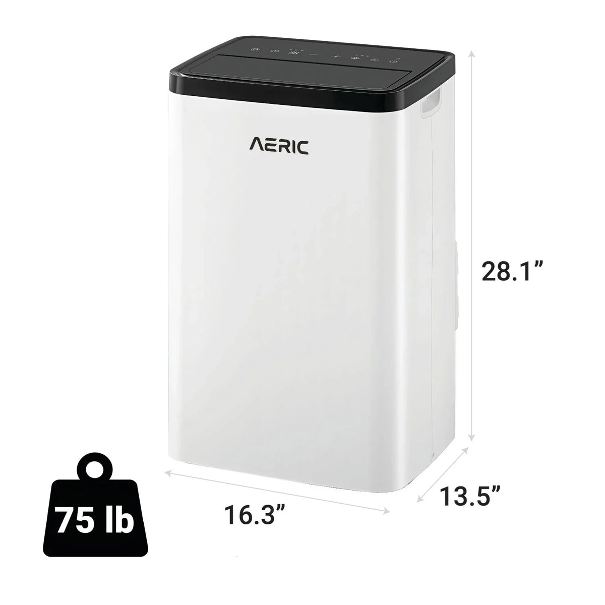 BTU Portable Aeric BTU 10,000 Air (14,000 Conditioner SACC ASHRAE)