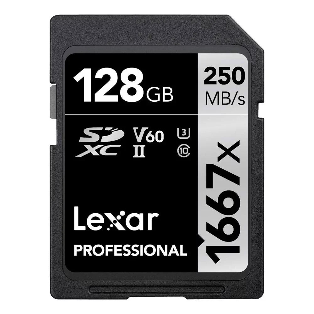 Memory B Bundle Professional SDXC LCXEXSL128G-RNENG Card Series Memory Type Lexar Card 2 Card CFexpress and 1667x 520 Reader Gen with USB Type CFexpress 3.2 SILVER 128GB 128GB LRW B/SD