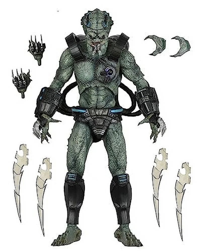 7" Concrete Predator Figure Heart Action Predator: Stone NECA Jungle