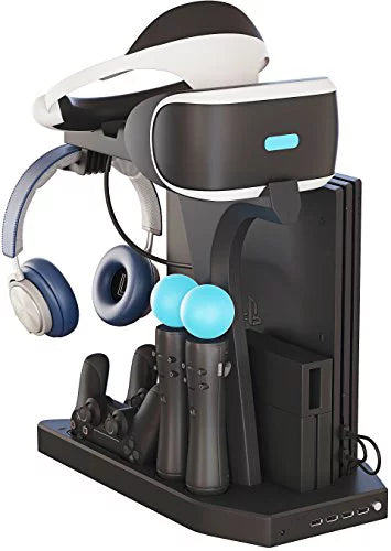 VR PS4 Charge, - your PSVR and Display - Display Con 4 Stand Skywin Fan, Showcase, Charging Cool, Playstation Stand, Vertical