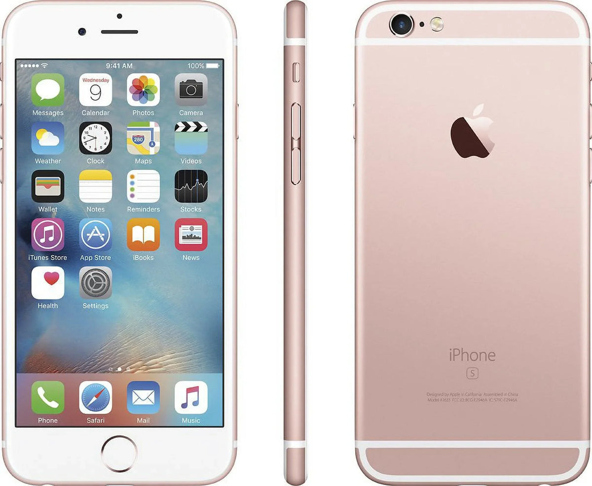 Rose Gold (Refurbished) iPhone 6s 32GB Restored (TracFone)