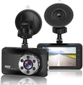 Angle Wide Car in Dashcam Recorder ORSKEY Cam G-Sensor LCD Camera Display Dash DVR with HD 3.0" Night Cars WDR Car Vision Dashboard 1080P Video for Camera Full 170