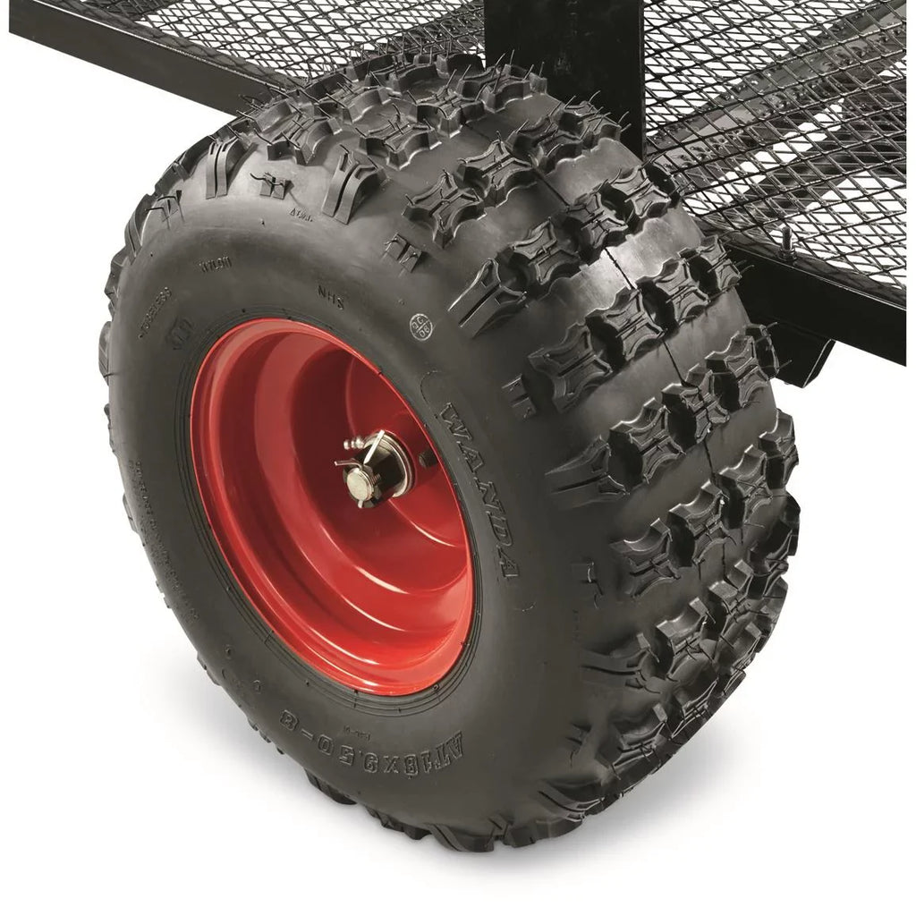 ATV Trailer, Duty with Carrier Heavy Carts Guide Cargo Gear Utility Wheels,