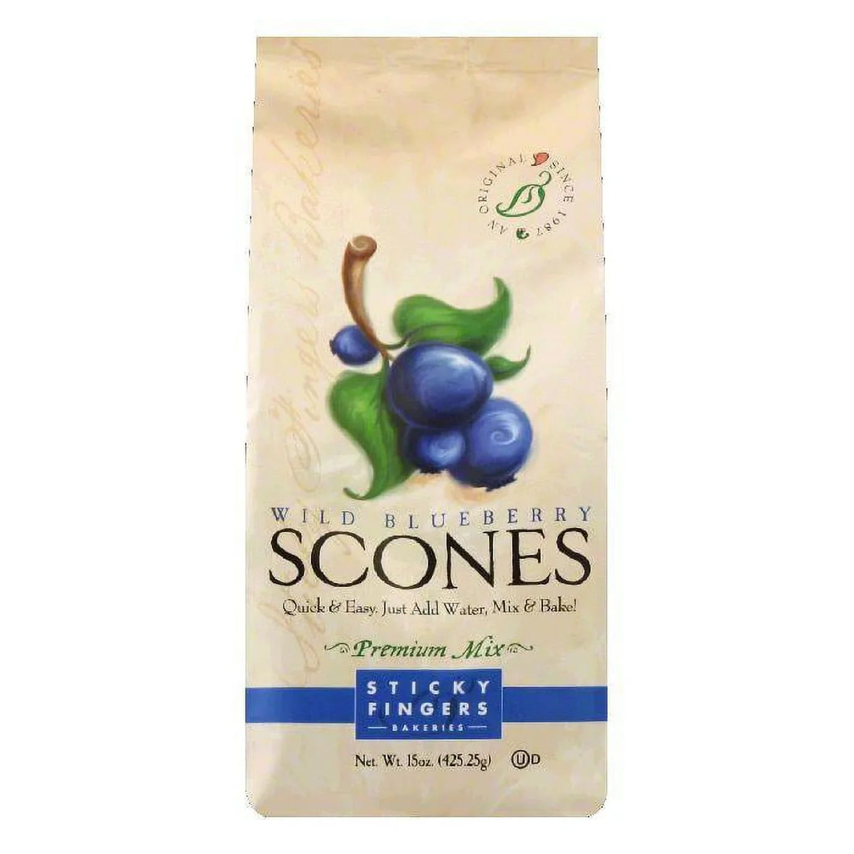 of (Pack 6) Fingers OZ Scones Sticky Blueberry, 15